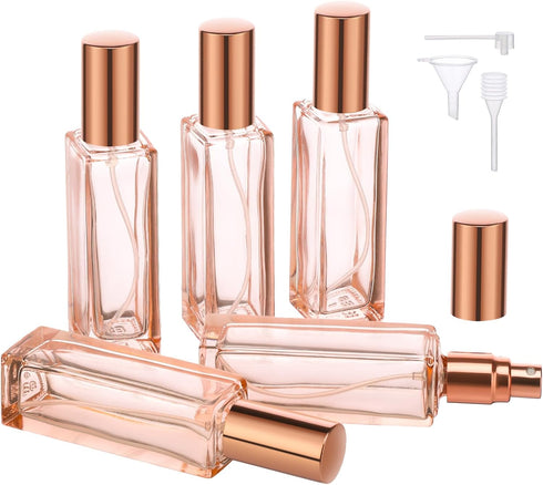 Segbeauty 5PCS Refillable Perfume Atomizer, 20ML Portable Travel Perfume Spray Bottle, Pocket Cologne Atomizer Cosmetic Fragrance Sample Container...