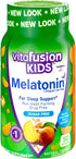 Vitafusion Kids Melatonin Gummy Supplements, Tropical Peach Flavored Sleep Support Supplements (1), 50 Count...