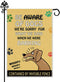 Be Aware Of Dogs Signs Dog Paws Cute Garden Flag, 12 x 18 Inch Double Sided Holiday Yard Outdoor Farmhouse Decoration Flag, Garden Flag with Dog, ...