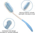 Fanwer Long Reach Handled Comb and Hair Brush Set Applicable to elderly and hand-disabled people inconvenient upper limb activities (2 pcs)...
