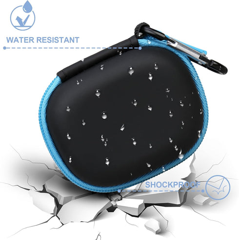 BOVKE Carrying Case for Noxgear 39g Wearable Waterproof Bluetooth Speaker, Magnetic Clip-On Wireless Portable Mini Bluetooth Speakers Holder, Mesh...