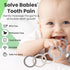 Avee & Co Silicone Teether Rings, Baby Teether Rings, Baby Teether Link with Pacifier Clip, Attachable Teether Chew Toy for Babies, BPA Free Teeth...