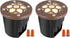 SMY Lighting 12W Well Lights Landscape LED In Ground Lights, Grated Top Anti-Glare,12-24V AC/DC Low Voltage, IP67 Waterproof Aluminum in-Grade Up ...