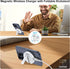Pixel 8a Wireless Charger Stand, Android Wireless Charger Samsung Fast Charging Pad for Samsung Galaxy S24 Ultra S23 FE S22 S21 S20, 15W Magnetic ...