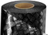 Industrial Utility Diamond Metallic Plate Chrome Finish Wrap Vinyl Underlayer Sheet Adhesive Roll for Shelves Walls Flooring (Black 17.8 inches x ...