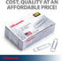 Officemate Premium #1 Paper Clips, 1,000 Paper Clips (10 Boxes of 100 Each) (99916) , Silver...