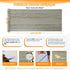 Marble Contact Paper for Countertops Cover - 15.7"X118" Beige Travertine Peel and Stick Wallpaper - Removable Self Adhesive Thick Granite Vinyl Fi...