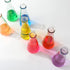 Magic Season Decorative Glass Bottles with Cork Stoppers (12 fl oz. Tapered Bottles / 2 Pcs)...