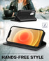 TUCCH Wallet Case for iPhone 12 Pro/iPhone 12 5G, Premium PU Leather Flip Folio Cover with Card Slot, Stand Book Design [Shockproof TPU Interior C...