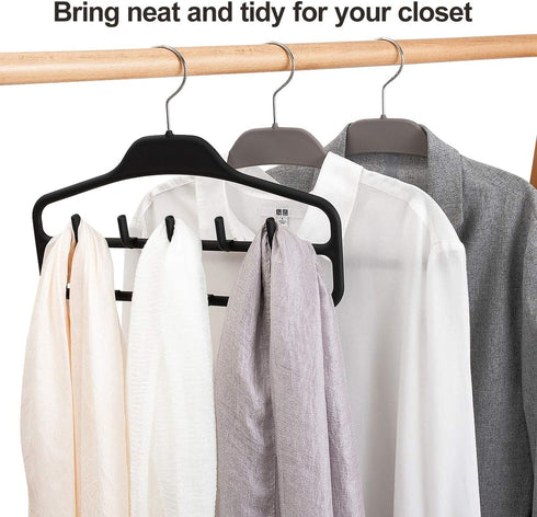 ELONG HOME Belt Hanger, Tie Rack for Closet, Sturdy Belt Organizer with 360 Degree Swivel, 11 Large Sturdy Belt Hooks, Non Slip Rubberized Belt Ra...