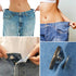 Jeans Buttons Replacement, Instant No Sew Buttons for Pants with Tool (Silver, 17MM)...
