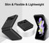 SAMONPOW for Samsung Galaxy Z Flip 4 Case, Z Flip 4 Case with Upgraded Hinge Protection Dual Layer Hard PC Soft TPU Bumper Full Body Shockproof Fl...