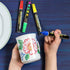 Desire Deluxe Acrylic Paint Pens for Rock Painting, Stone, Ceramic, Glass, Wood, Canvas – Set of 12 Non Toxic Water Based Markers - Great Artists ...
