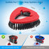 Scrub Brush Replacement Head and Base for EasyWring Spin Mop 1 Tank System, Upgraded Floor Scrubber Brush Triangle Hard Bristle Cleaning Brush for...