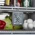 Taylor LCD Display Digital Kitchen Refrigerator/Freezer Kitchen Thermometer Min/Max on Display, 2 inch display, Gray, 1 Count (Pack of 1)...