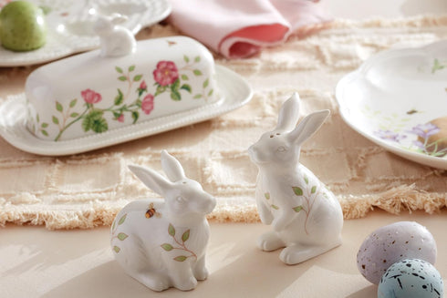 Lenox 893456 Butterfly Meadow Bunny Salt & Pepper, Easter Serveware...