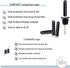 Bottle Pourers Set: 8 Stainless Steel Pour Spouts, 10 Long Dust Cap, 2 Cocktail Picks, Brush and Storage Bag - Metal Toppers for Liquor Spout Pour...