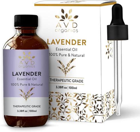 Lavender Oil Essential Oil for Diffuser - 100% Pure and Natural Therapeutic Grade Lavender Oil | for Skin, Massage Aromatherapy, Relaxation, Sleep...