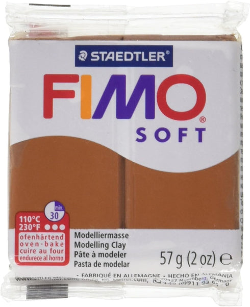 STAEDTLER Fimo Soft Polymer Clay 2 Ounces-8020-7 Caramel...