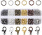 Pandahall 6 Colors Jewelry Finding Kits with 5mm Open Jump Rings & 12x6mm Lobster Claw Clasp for DIY Bracelet Necklace Jewelry Making...
