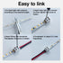 15Pack erless LED Strip Connectors 2pin with 32.8ft Wire, Tighten Screw Terminal Blocks 2 Pin 10mm Connector with Screwdriver Wire to LED Tape Con...