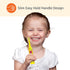 Amazon Basics Kids Battery Powered Toothbrush, 2 Count, 1 Pack (Previously Solimo), Yellow & Blue...