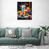 Graffitic Health Breakfast Paint by Numbers Kits with Brushes and Acrylic Pigment on Canvas Painting for Adults, Milk and Orange Juice Arts Crafts...