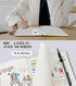 Blank Journal Notebook for Women Men, A5 Unlined Journal for Writing Sketchbook, Hardcover Leather Unruled Jouranl Notebook for Work with 256Pages...
