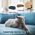 Anti Cat Scratch Furniture Protector, 197” x 12” Single Side Couch Sofa Protector from Cats Claws Plastic Cover Adhesive Clear Flexible Sofa Corne...
