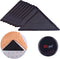 8 Pcs Rug Tape Hardwood Floor No Damage, Reusable Washable Grippers for Rugs, Carpet Tape for Area Rugs, Non Slip Rug Pads Grippers (Black...