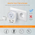 (two in a box) Europe Travel Plug Adapter, WAUDM, USA to Europe Plug Adapter, 4 USB PortsEU Adapter Converter for Italy, Spain, France,Portugal, I...