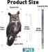 Bird Scarer, 2Pack Fake Owl Hanging Owl to Keep Birds Away Reflective Hanging Bird Decoration to Keep Birds Away from Garden Patio Windows...