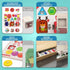 TOY Life Wooden Busy Board Montessori Toys for Toddlers Activity Board Sensory Toys for Toddlers 1-3 Busy Board for 1 Year Old Travel Toy Educatio...