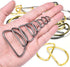 CooBigo 40 Pack 1 1/2 inch Metal D Ring 1.5 inch D Hooks Ajustable D-Rings Webbing Strap Belt Buckles for Bag, Backpack, Handles, Purses, Hangers ...