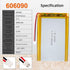 AKZYTUE 3.7V 4000mAh 606090 Lipo battery Rechargeable Lithium Polymer ion Battery Pack with PH2.0mm JST Connector...
