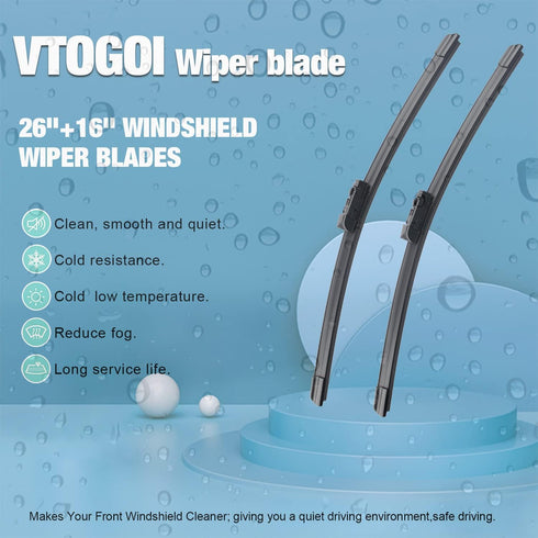 Wiper Blades With Rear Wiper Blades Set For 2015-2017 Lexus NX200t,Automotive Replacement Windshield Wiper Blades, That Meet OEM Quality Easy DIY ...