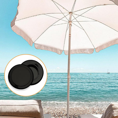 4Pcs 2 Inch Patio Table Umbrella Hole Ring, Silicone Umbrella Hole Ring Plug with Cap for Patio Table Garden Beach Table...