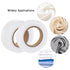 2 Rolls Iron on Hem Tape, Fabric Fusing Hemming Tape, No Sew Fabric Tape for Pains, Curtains, Clothes, Each 22 Yards (White 0.4inch, 1inch in Widt...