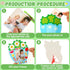 Qyeahkj 32 Sets Mother's Day Picture Frame Craft Kit for Kids DIY Love You Mom Photo Frame Craft Set with Easel Flower Plant Paper Craft Arts with...