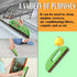 Horse Hair Wallpaper Brush, Two Rows of Short Hair Wallpaper Tools Multipurpose Wallpaper Smoothing Brush Hangable Wallpaper Construction Tools (G...