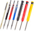 Mechanical Carpenter Pencils Set Including 1 Engraving Pen, 3pcs 2.0 mm Mechanical Pencils with 12pcs Refills, 3pcs 2.8 mm Deep Hole Woodworking P...