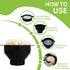 MMUGOOLER Original Microwave Popcorn Popper Silicone Popcorn Maker, Collapsible Bowl with Lid BPA Free and Dishwasher Safe, Quick & Easy(Black)...