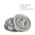 F63800ZZ Flange Ball Bearing 10×19×7mm Double Metal Shielded Flanged Bearing Chrome Steel ABEC-1(P0) Z2 Deep Groove Ball Bearing for Industrial Ma...