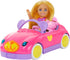 Barbie Chelsea Doll & Toy Car Set with Bear-Themed Convertible & Teddy Bear Accessory, Blonde Small Doll Wears Removable Skirt & Shoes...