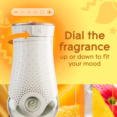 Glade PlugIns Refills Air Freshener, Scented and Essential Oils for Home and Bathroom, Mighty Mango, 1.34 Fl Oz, 2 Count...
