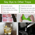 Silicone Mini Ice Cube Trays 2 Pack, 160 Small Ice Cube Molds Easy Release Crushed Ice Cube for Chilling Whiskey Cocktail, BPA Free Flexible Stack...