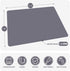 Plastic Cutting Boards for Kitchen, WK Small Flexible Cutting Board Set of 3, Non Slip Cutting Mats for Meat, BPA Free, Dishwasher Safe, Mini Size...
