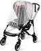 Mosquito and Bug Net for Baby Strollers, Bassinets, Cradles and Car Seats – Insect Net Safe Mesh White Buggy Cover for Pushchairs, Prams, and Carr...