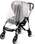 Mosquito and Bug Net for Baby Strollers, Bassinets, Cradles and Car Seats – Insect Net Safe Mesh White Buggy Cover for Pushchairs, Prams, and Carr...