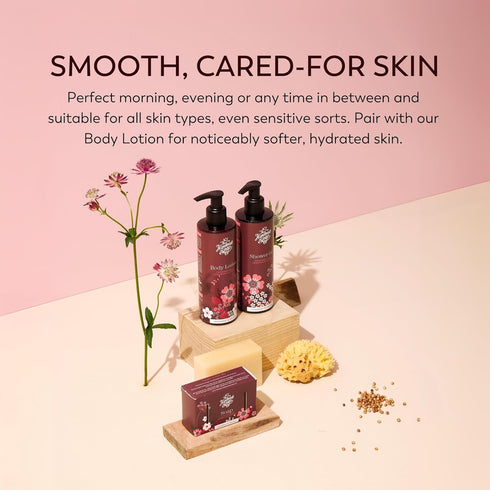 The Handmade Soap Company Shower Gel, Coriander Seed, Geranium, & Vetiver Body Wash, Liquid Bath Soap, Moisturizing Body Wash, Cruelty Free & Vega...